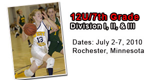 12u / 7th Grade - Divison I, II & III - July 2-7, 2010 - Rochester, Minnesota