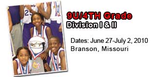 9u / 4th Grade - Div I - June 25-30, 2010 - Branson, Missouri
