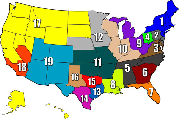 area map