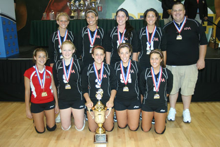 18 Club 1st Place National Champions - Asics KIVA 18 White