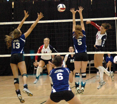 2010 Aau Girls National Volleyball Championship Game Highlights 18 Open