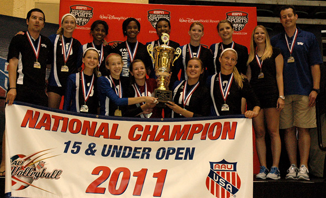 15 Open National Champions - TAV VB Rags 15 Black